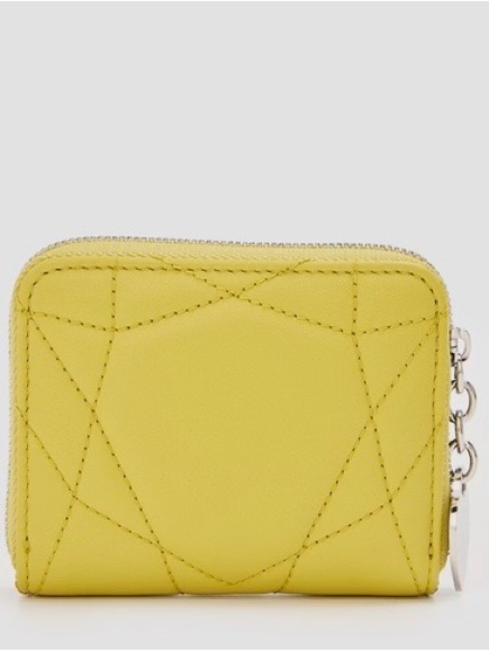 Tiffany small Yellow Quilted Zip Wallet - Women's